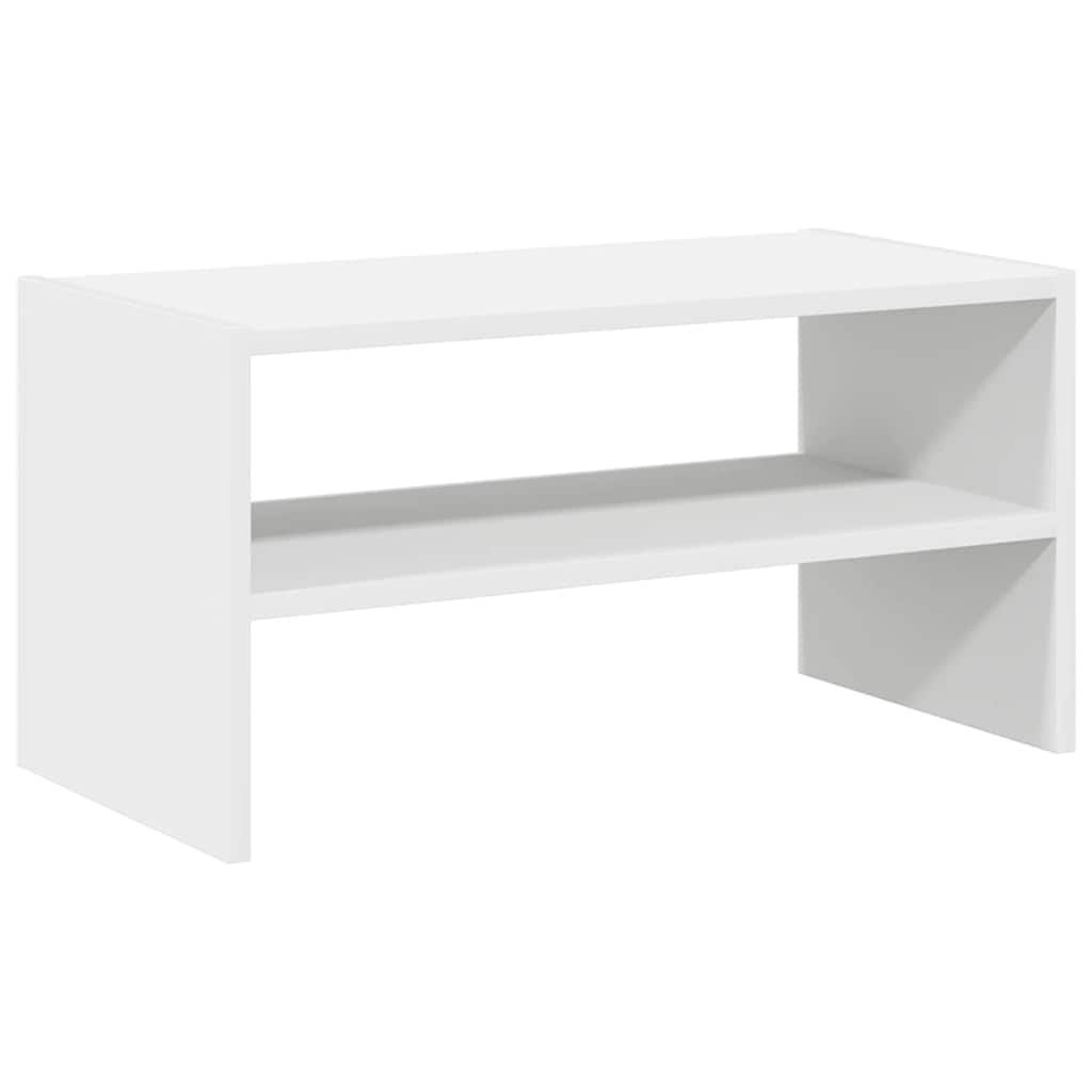 Stalak za cipele koji se može složiti bijeli 60x30x30,5 cm