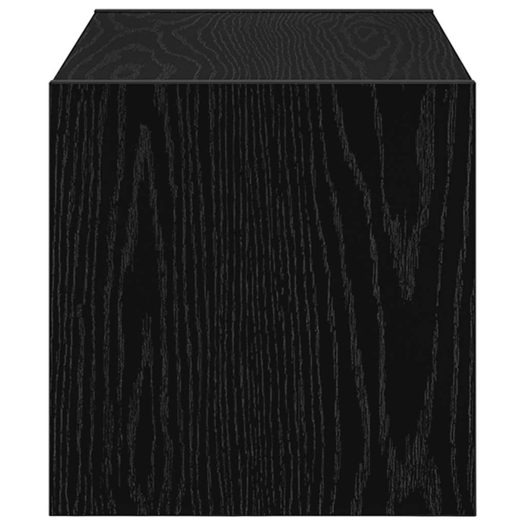 Stalak za cipele koji se može složiti crni hrast 60x30x30,5 cm