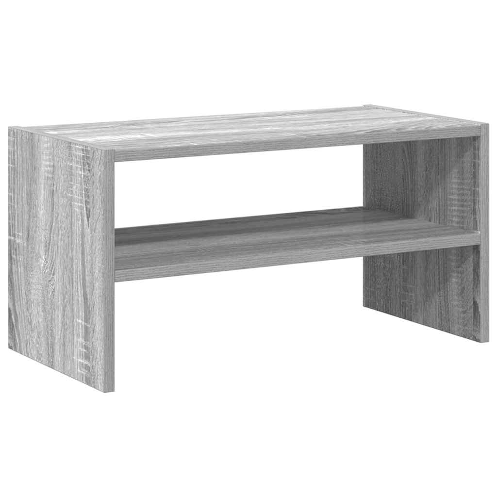 Stalak za cipele koji se može složiti sivi Sonoma 60x30x30,5 cm