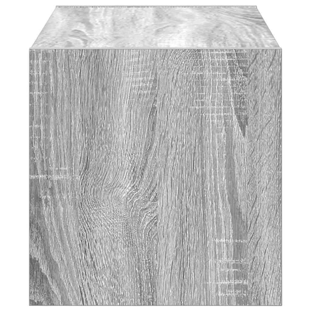 Stalak za cipele koji se može složiti sivi Sonoma 60x30x30,5 cm