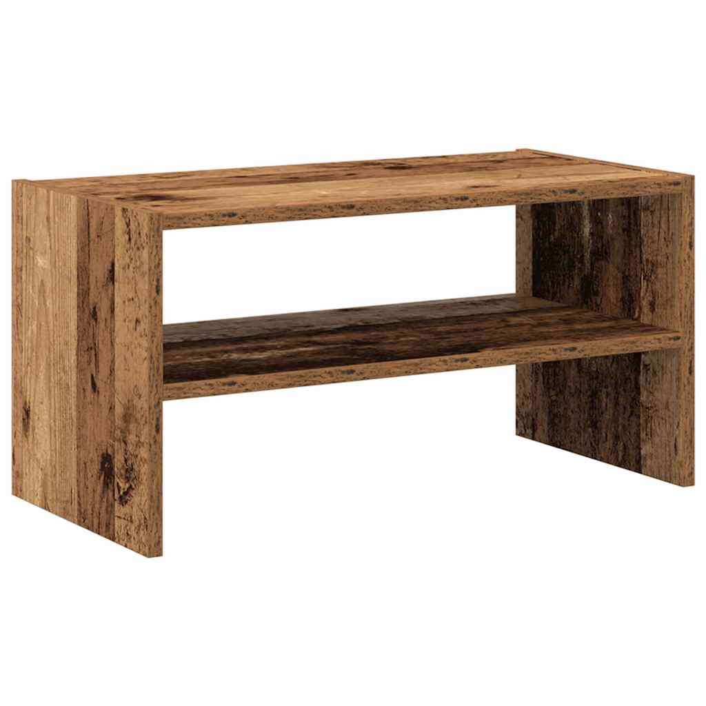Stalak za cipele koji se može složiti staro drvo 60x30x30,5 cm