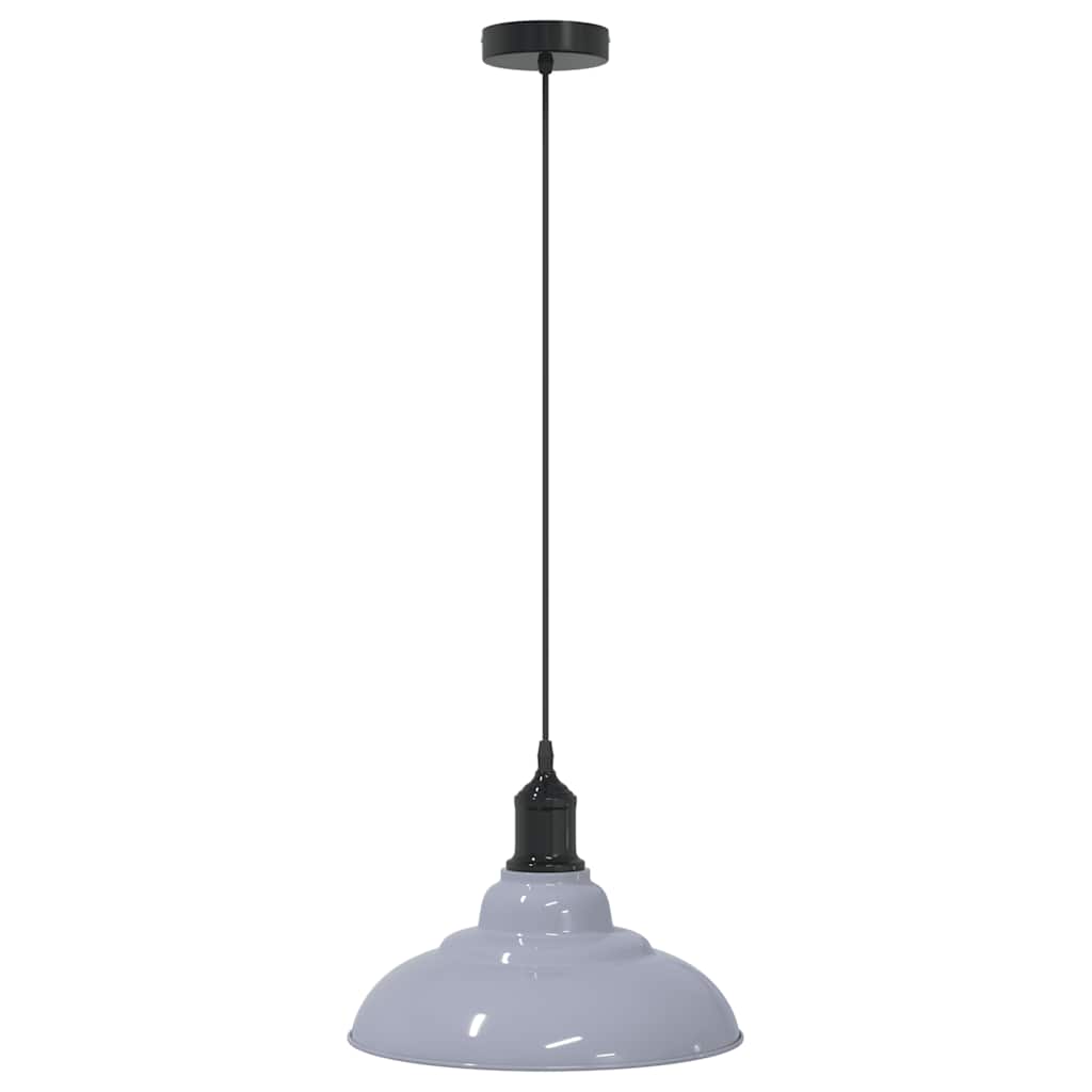 Visilica podesiva po visini E27 sjajno siva Ø 31 cm metal