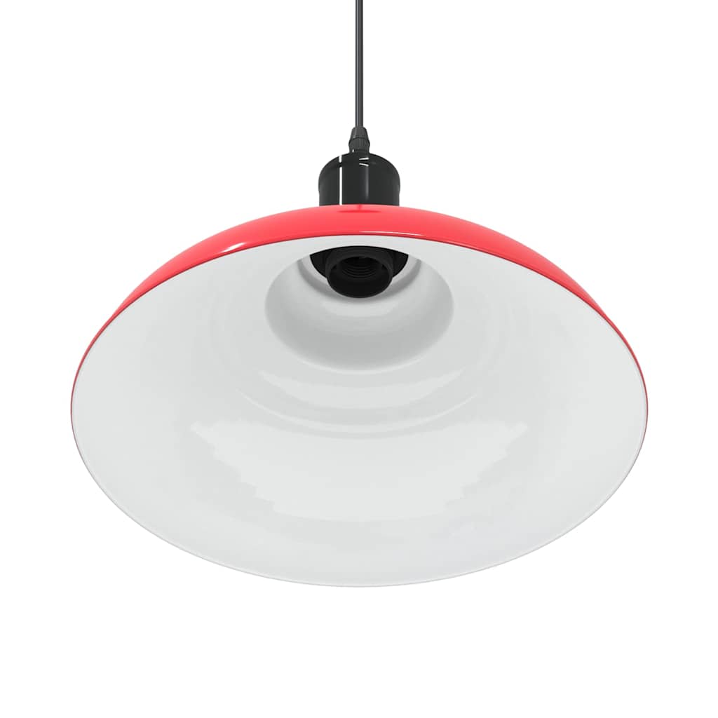 Visilica podesiva po visini E27 sjaj crvena Ø 31 cm metal