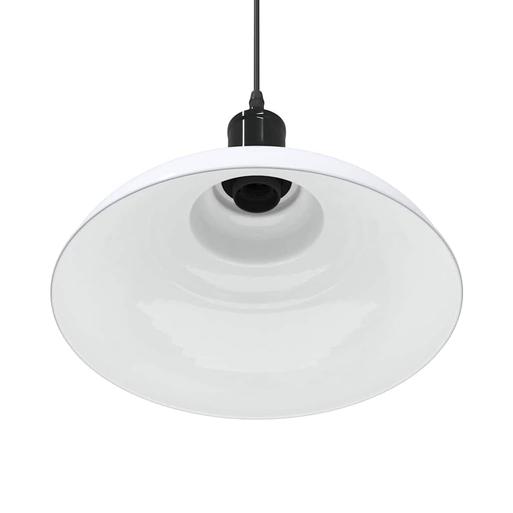 Visilica podesiva po visini E27 sjajno bijela Ø 31 cm metal