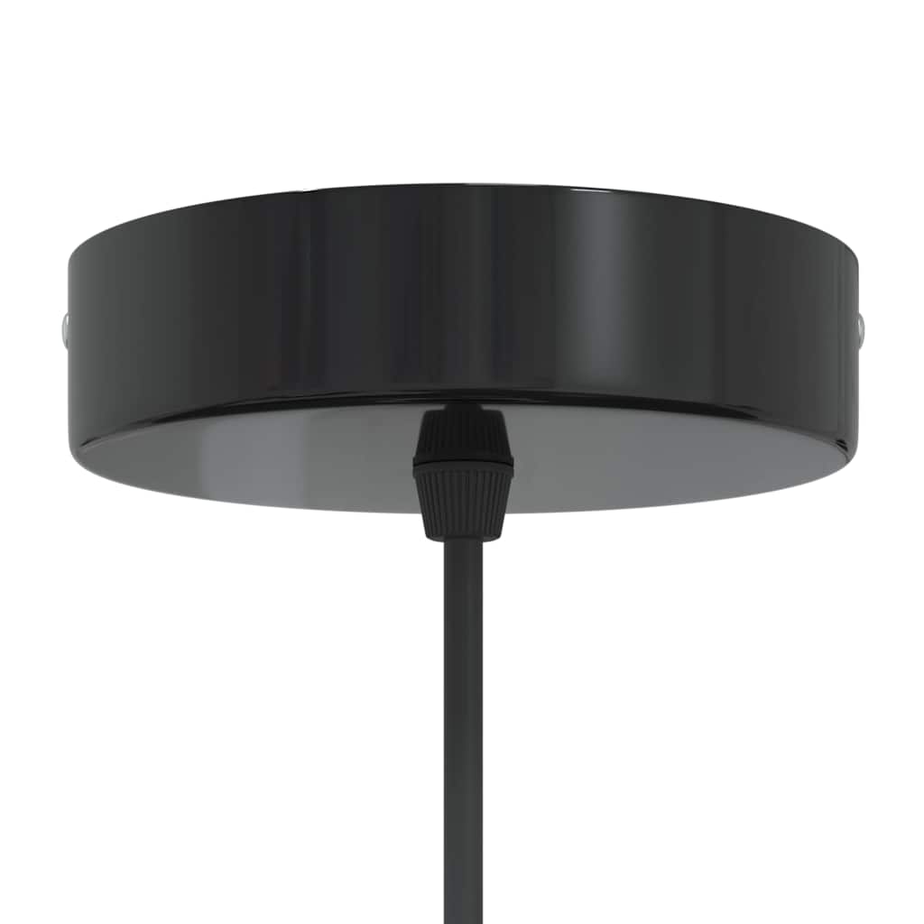 Visilica podesiva po visini E27 sjajno crna Ø 22 cm metal