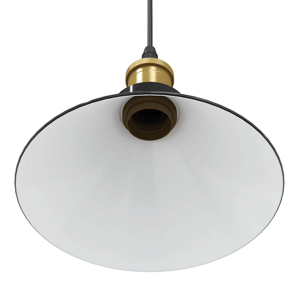 Visilica podesiva po visini E27 sjajno crna Ø 22 cm metal