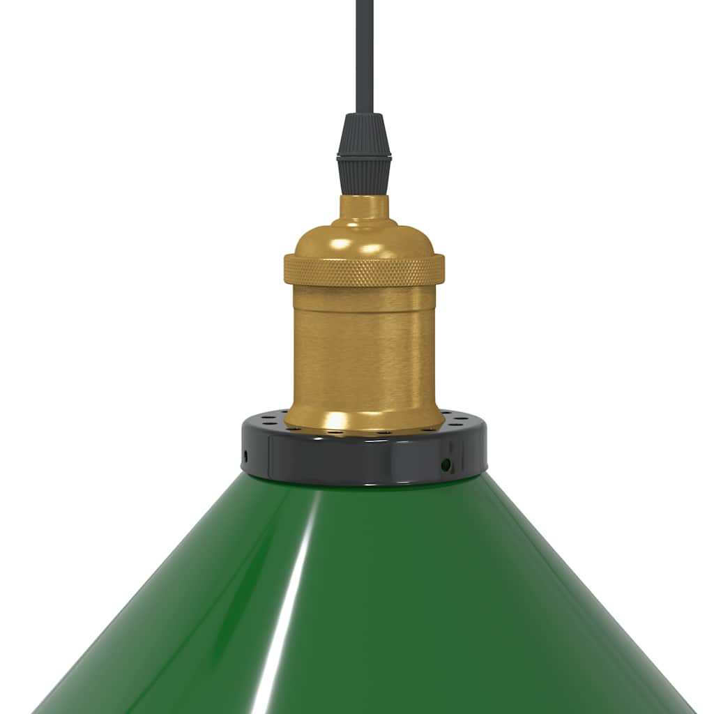 Visilica podesiva po visini E27 sjajno zelena Ø 22 cm metal