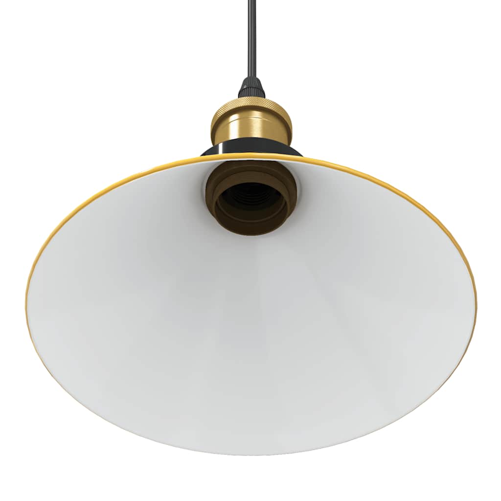 Visilica podesiva po visini E27 sjajno žuta Ø 22 cm metal