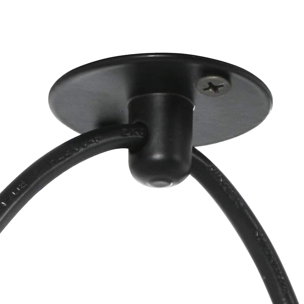 Visilica s 3 grla E27 crni metal