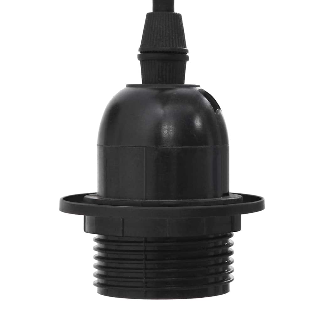 Visilica sa 6 grla E27 crni metal