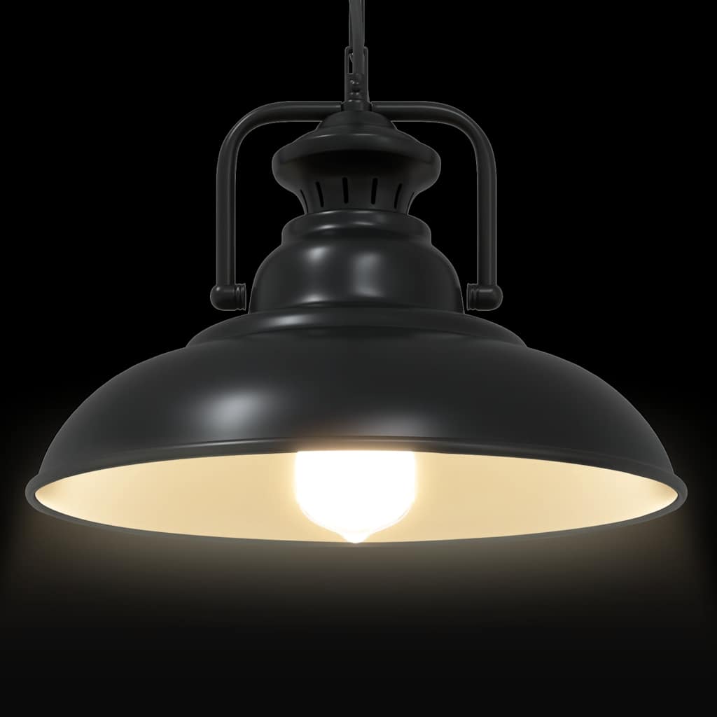Visilica E27 crna Ø 31 cm željezo