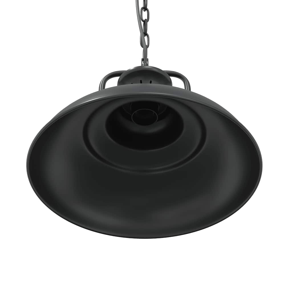 Visilica E27 crna Ø 31 cm željezo
