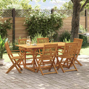7-dijelni vrtni blagovaonski set 180x90x75 cm bagremovog drva