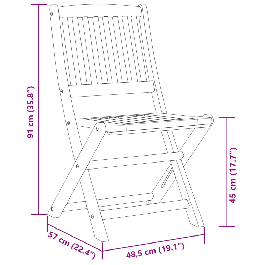 9-dijelni vrtni blagovaonski set 180x90x75 cm bagremovog drva