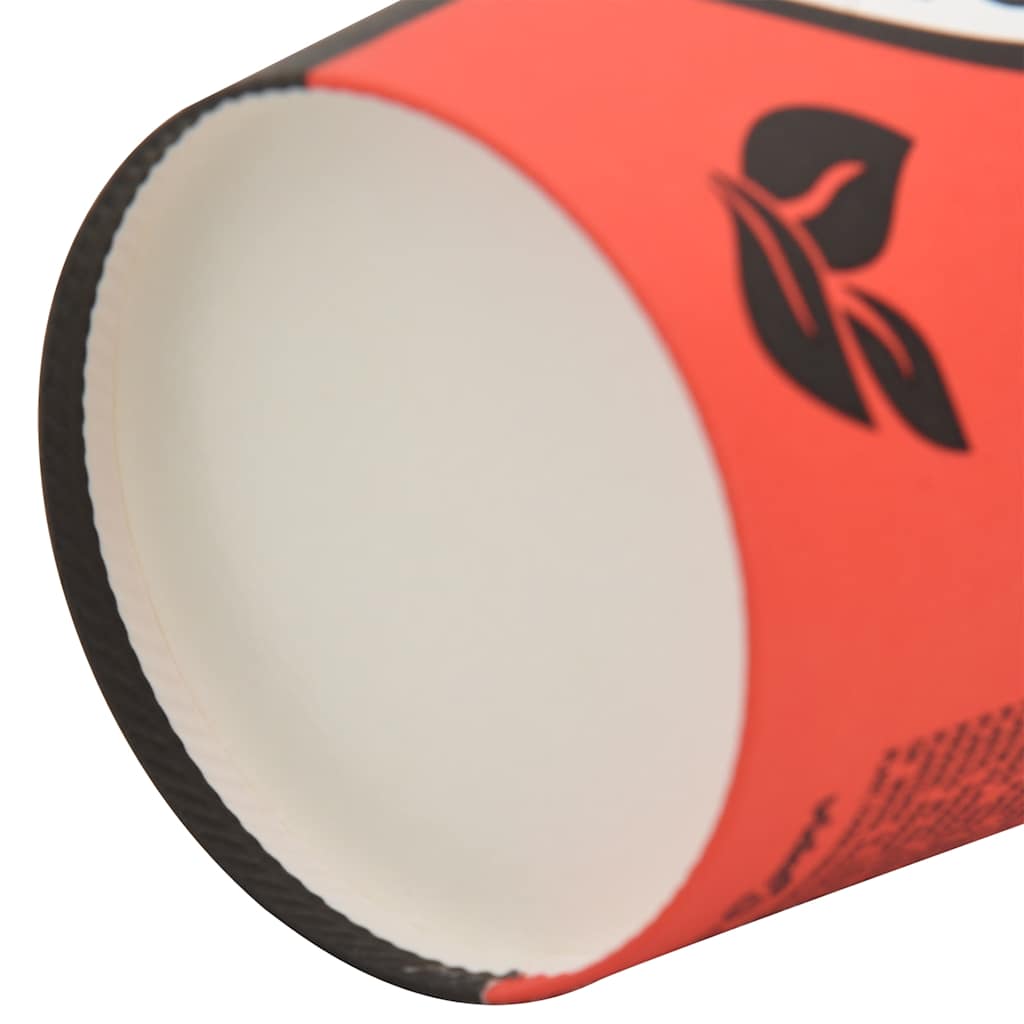 Papirnate šalice za kavu 1000 kom 12 oz 300 ml crvene i crne