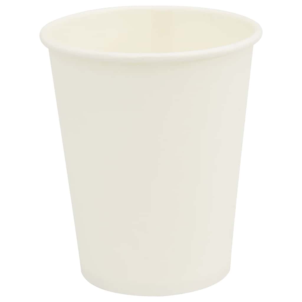 papirnate šalice za kavu 1000 kom 8 oz 200 ml bijele