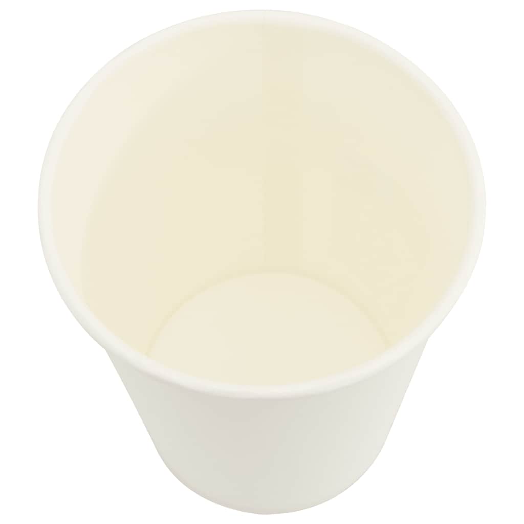 papirnate šalice za kavu 1000 kom 8 oz 200 ml bijele