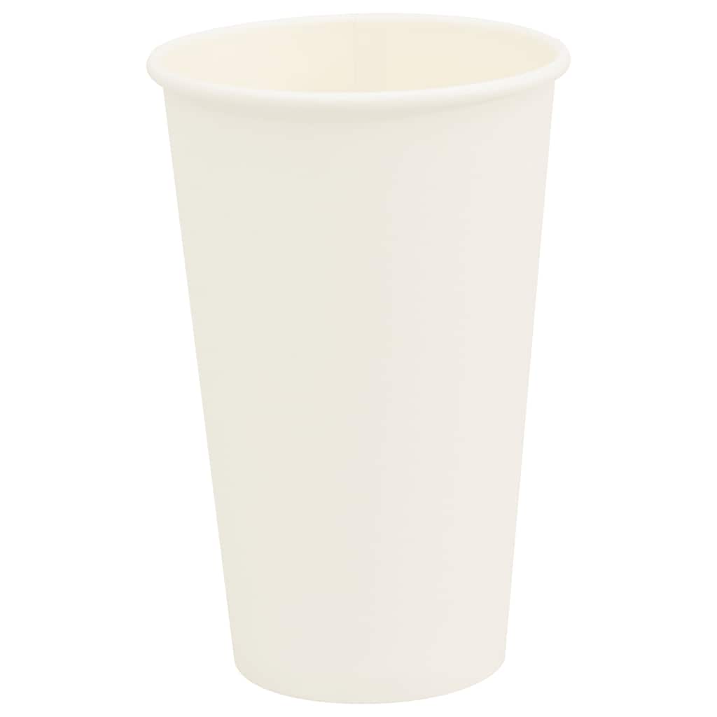 papirnate šalice za kavu 1000 kom 16 oz 400 ml bijele