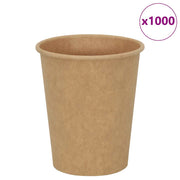 papirnate šalice za kavu 1000 kom 8 oz 200 ml smeđe
