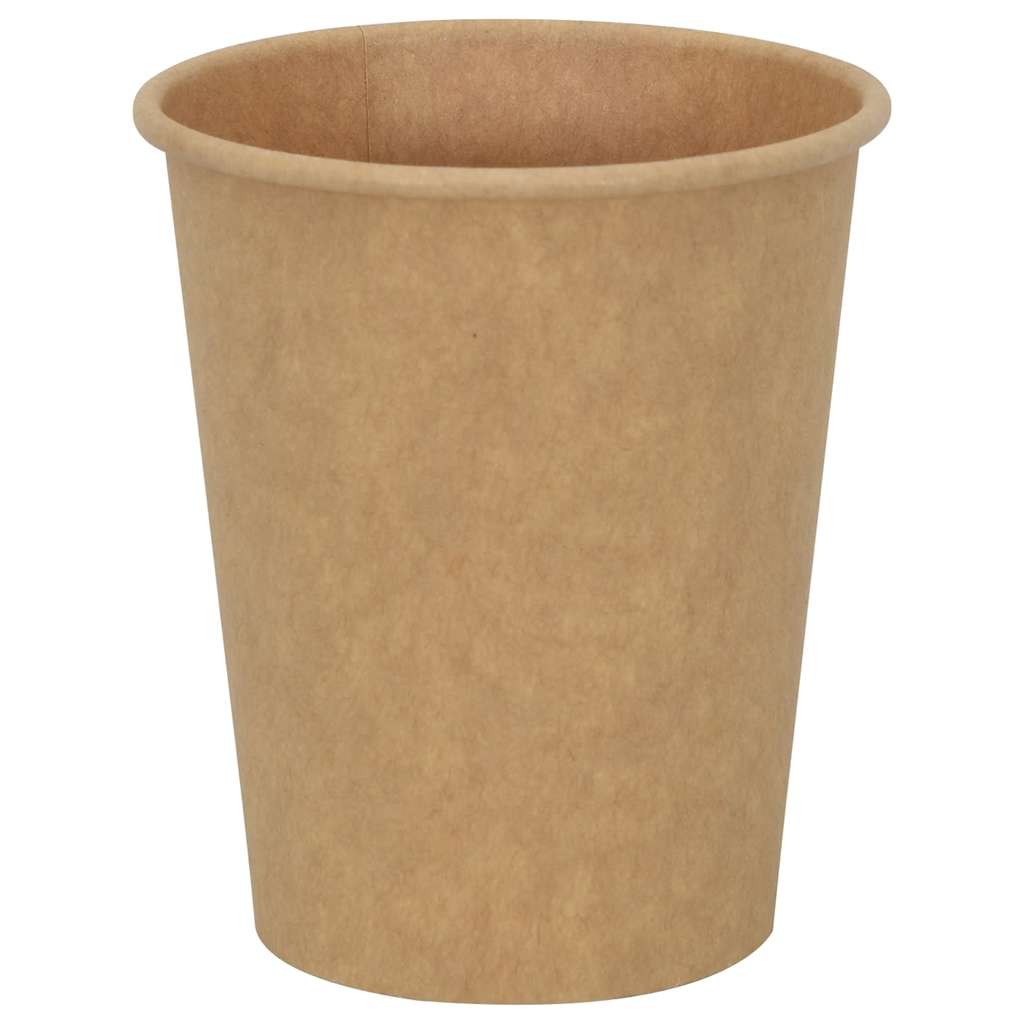 papirnate šalice za kavu 1000 kom 8 oz 200 ml smeđe