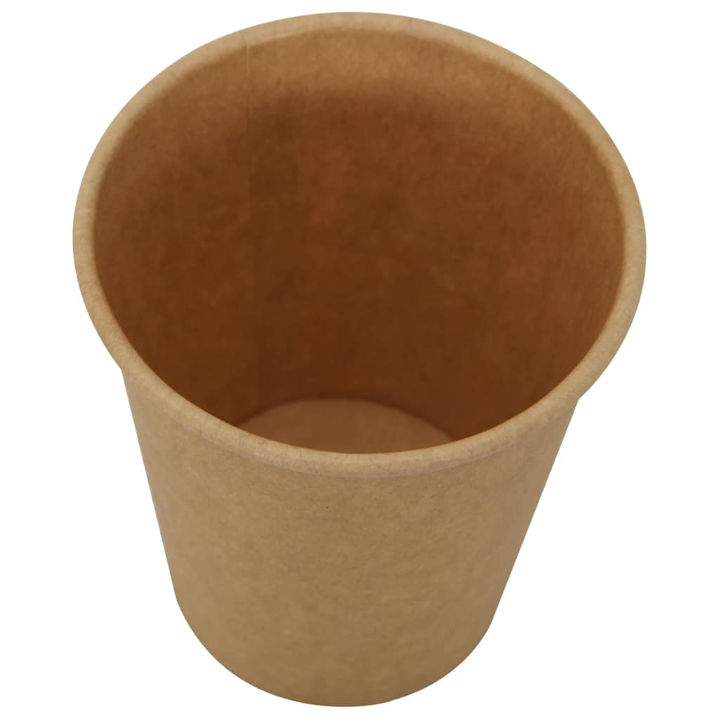 papirnate šalice za kavu 1000 kom 8 oz 200 ml smeđe