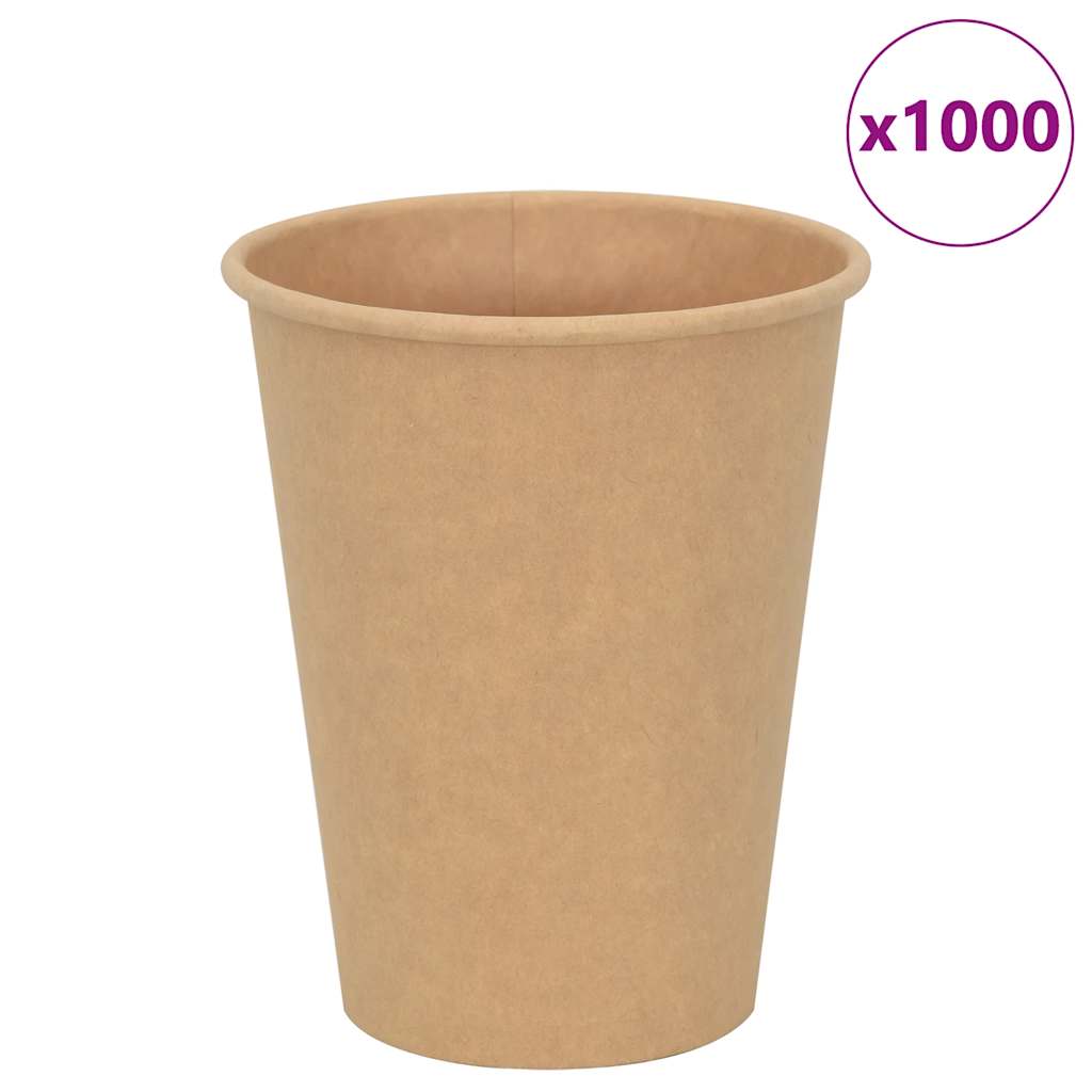 papirnate šalice za kavu 1000 kom 12 oz 300 ml smeđe