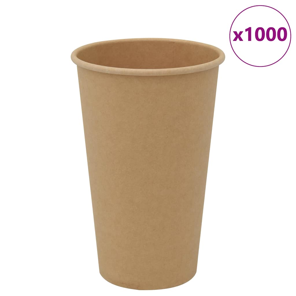 papirnate šalice za kavu 1000 kom 16 oz 400 ml smeđe
