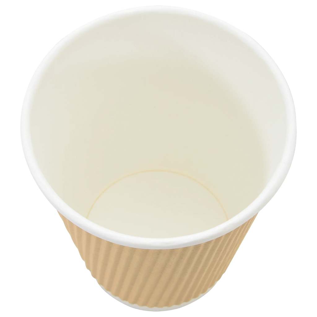 papirnate šalice za kavu 500 kom 12 oz 300 ml smeđe