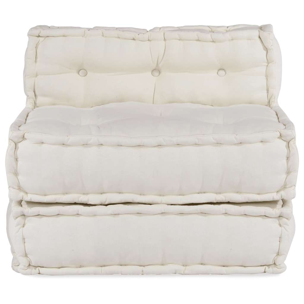 Modularna sofa krem boje 70x70x54, tkanina