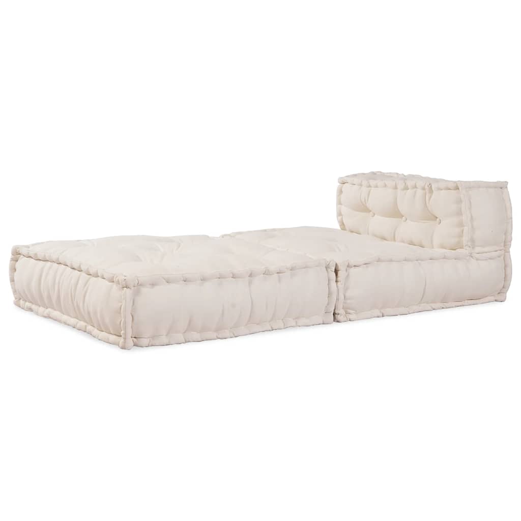 Modularna sofa krem boje 70x70x54, tkanina
