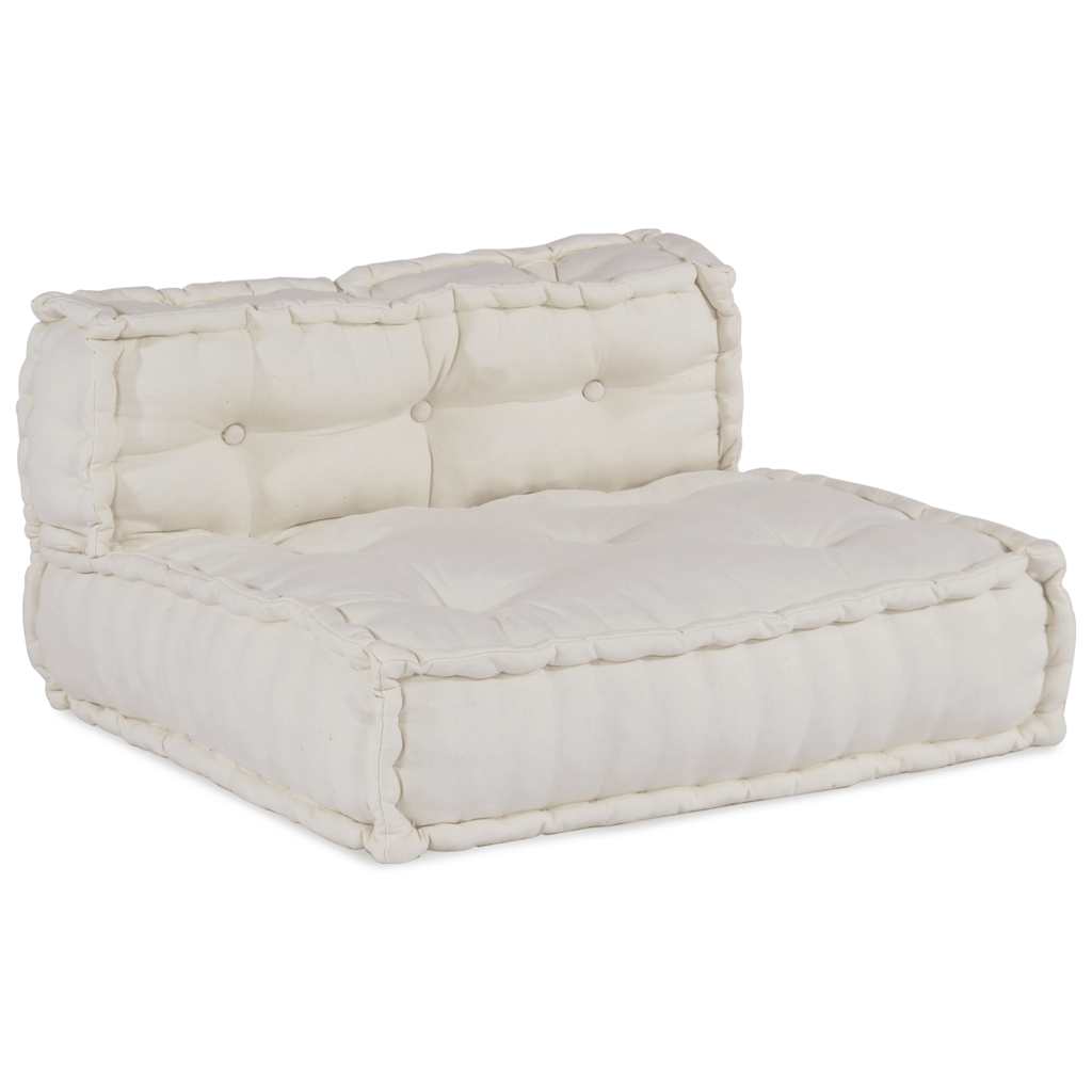 Modularna sofa krem boje 70x70x54, tkanina