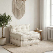 Modularna sofa krem boje 70x70x54, tkanina