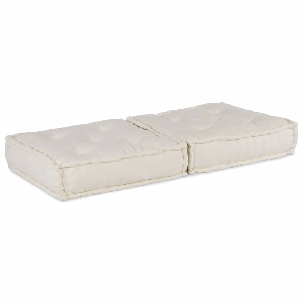 Modularna sofa krem boje 70x70x36, tkanina