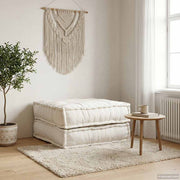 Modularna sofa krem boje 70x70x36, tkanina