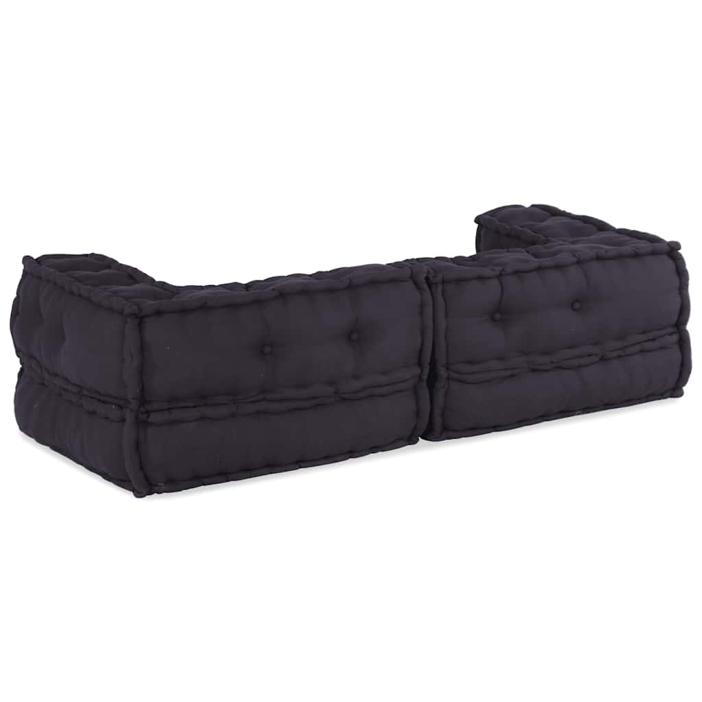 Modularna sofa s 2 sjedišta Antracit 140x70x36 Tkanina