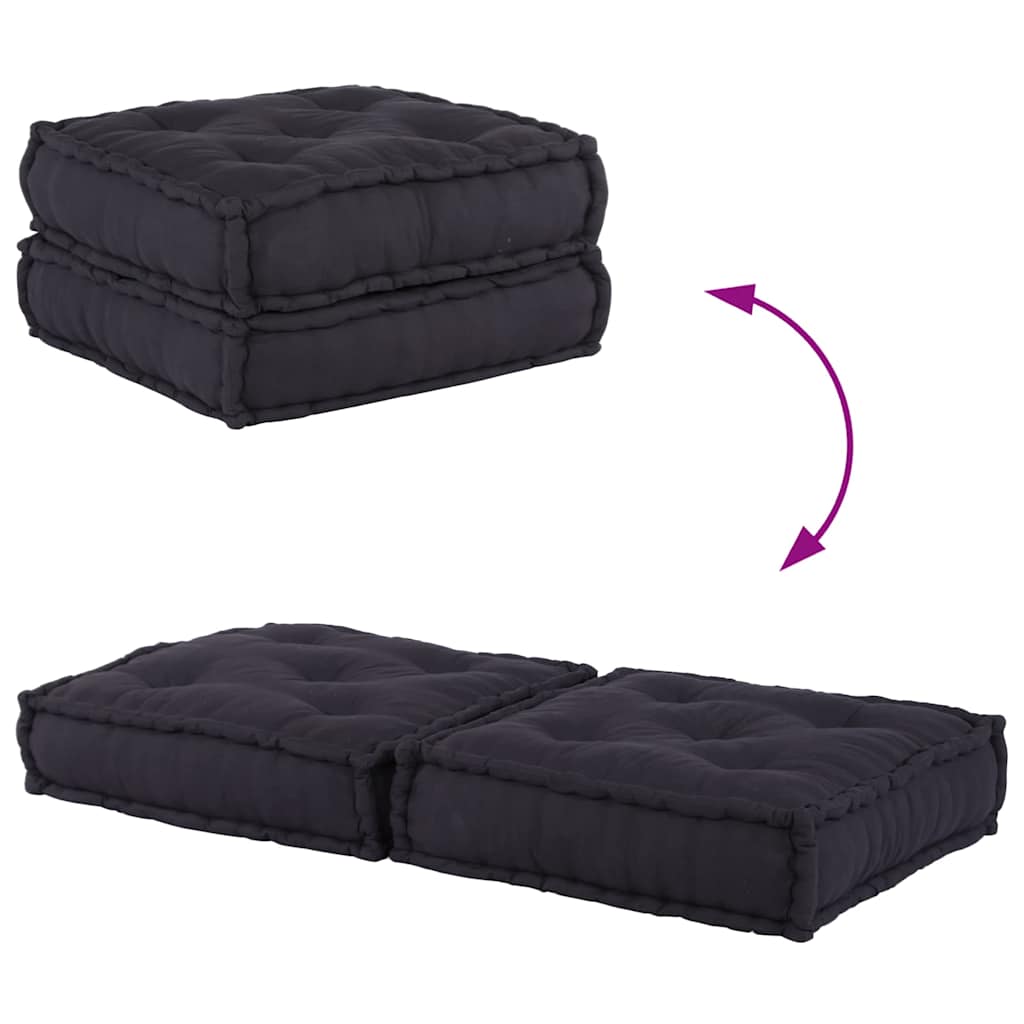 Modularna sofa s 2 sjedišta Antracit 140x70x36 Tkanina