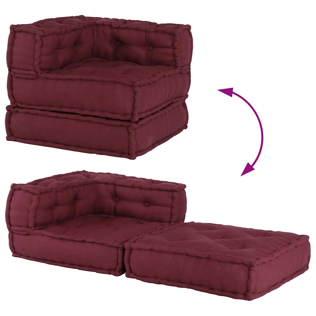Modularna sofa kestenjasta 70x70x54 Tkanina