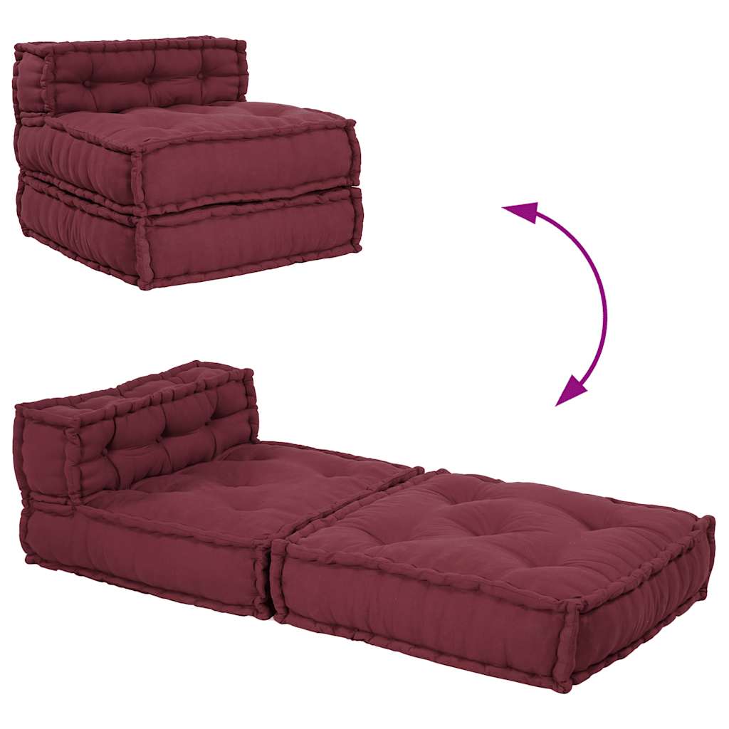 Modularna sofa kestenjasta 70x70x54 Tkanina