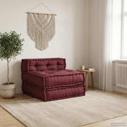 Modularna sofa kestenjasta 70x70x54 Tkanina