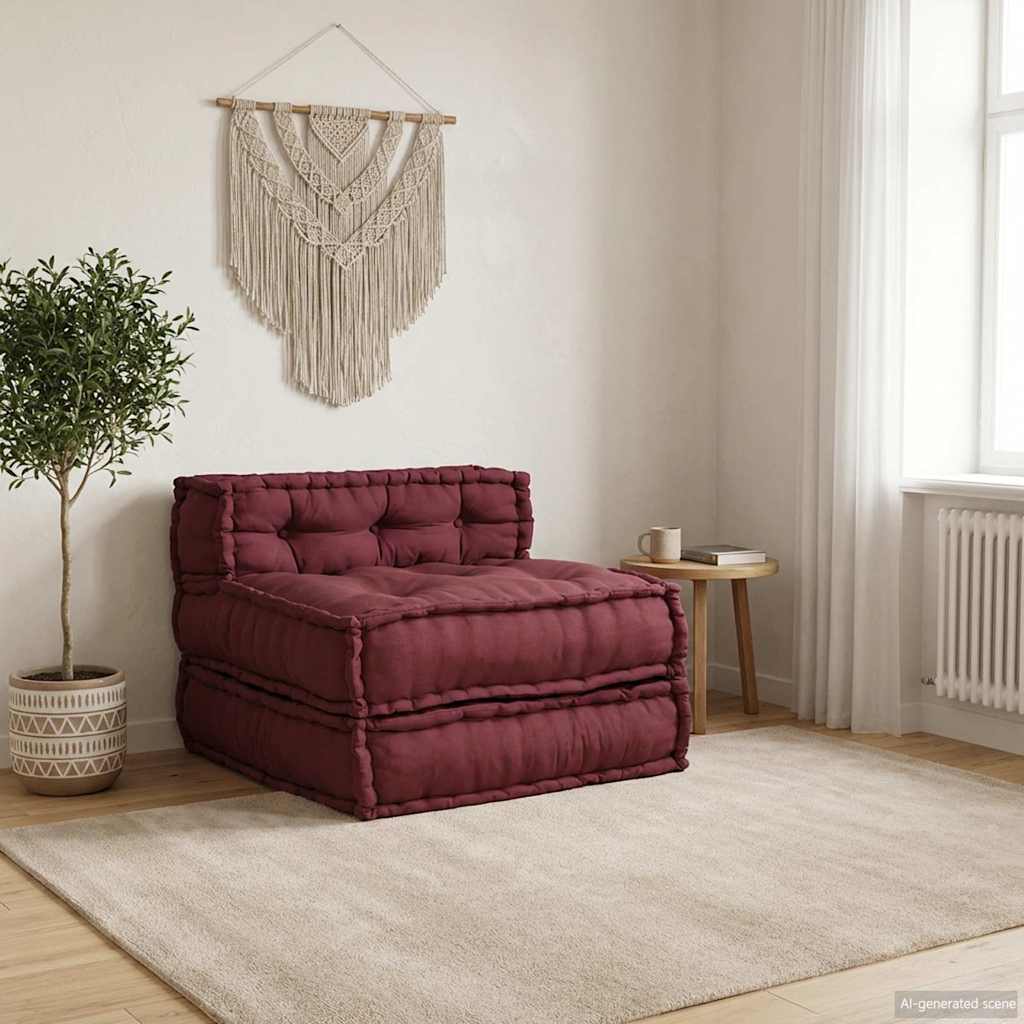 Modularna sofa kestenjasta 70x70x54 Tkanina