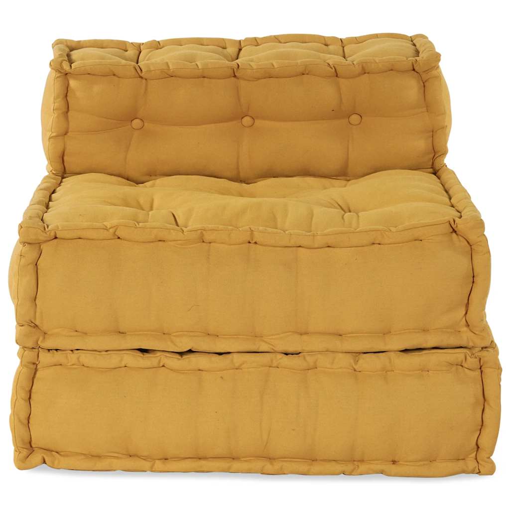 Modularna sofa žuta 70x70x54 tkanina