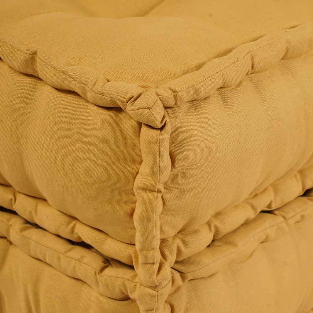 Modularna sofa žuta 70x70x54 tkanina