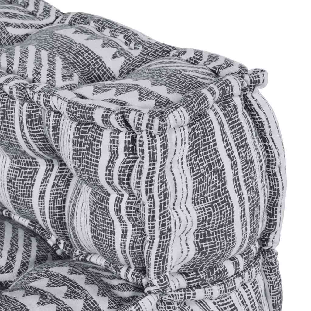 Modularna sofa Sivi Print 70 x 70 x 56 cm Tkanina
