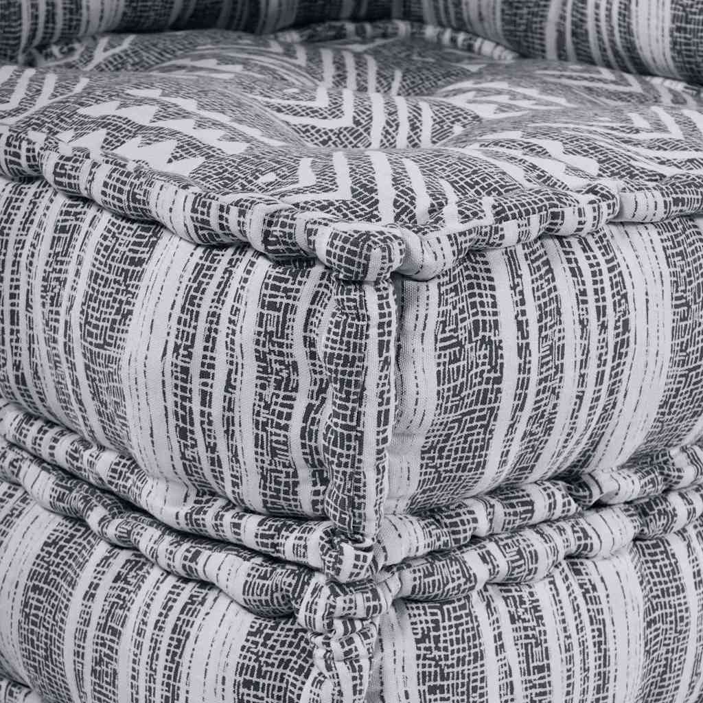 Modularna sofa Sivi Print 70 x 70 x 56 cm Tkanina