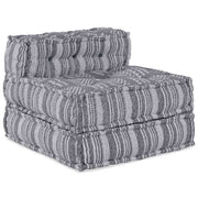 Modularna sofa Sivi Print 70 x 70 x 56 cm Tkanina