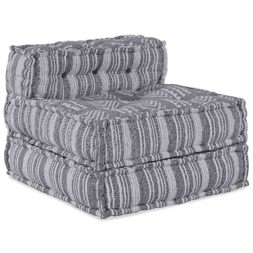 Modularna sofa Sivi Print 70 x 70 x 56 cm Tkanina
