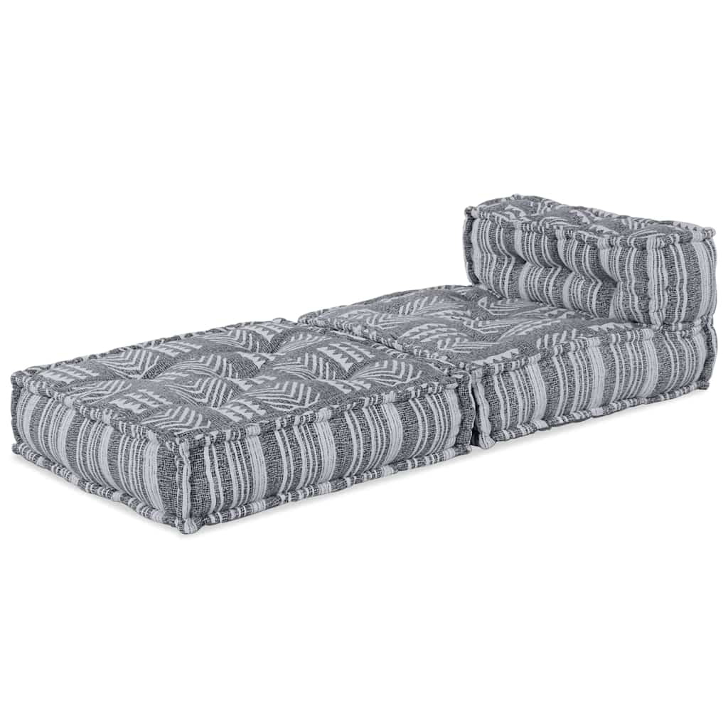 Modularna sofa Sivi Print 70 x 70 x 56 cm Tkanina