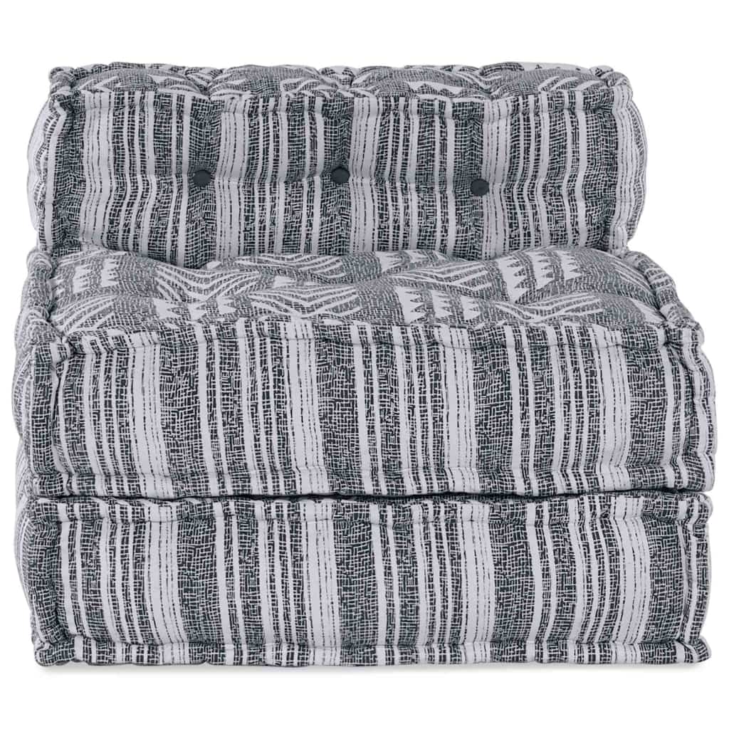 Modularna sofa Sivi Print 70 x 70 x 56 cm Tkanina