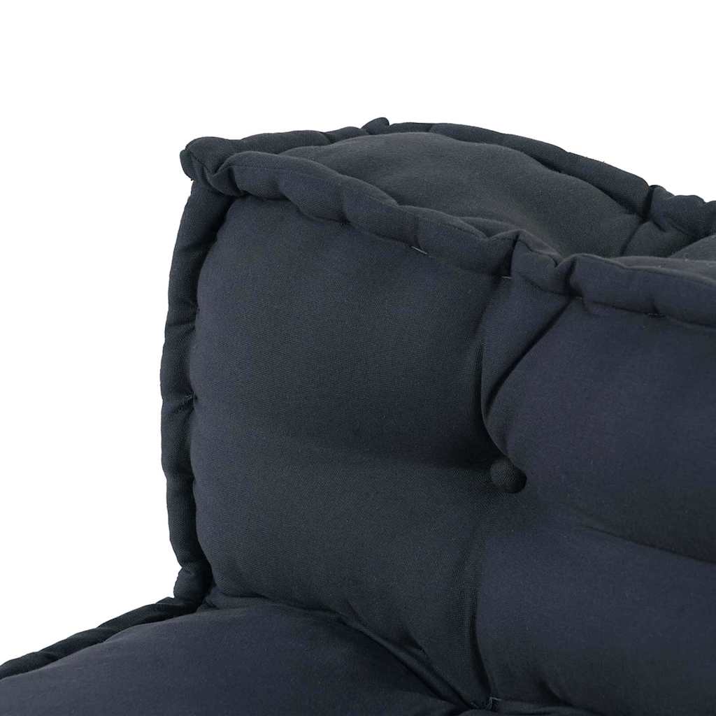 Jastučić za paletni kauč 2 pcs Antracit 120 x 80 x 38 cm