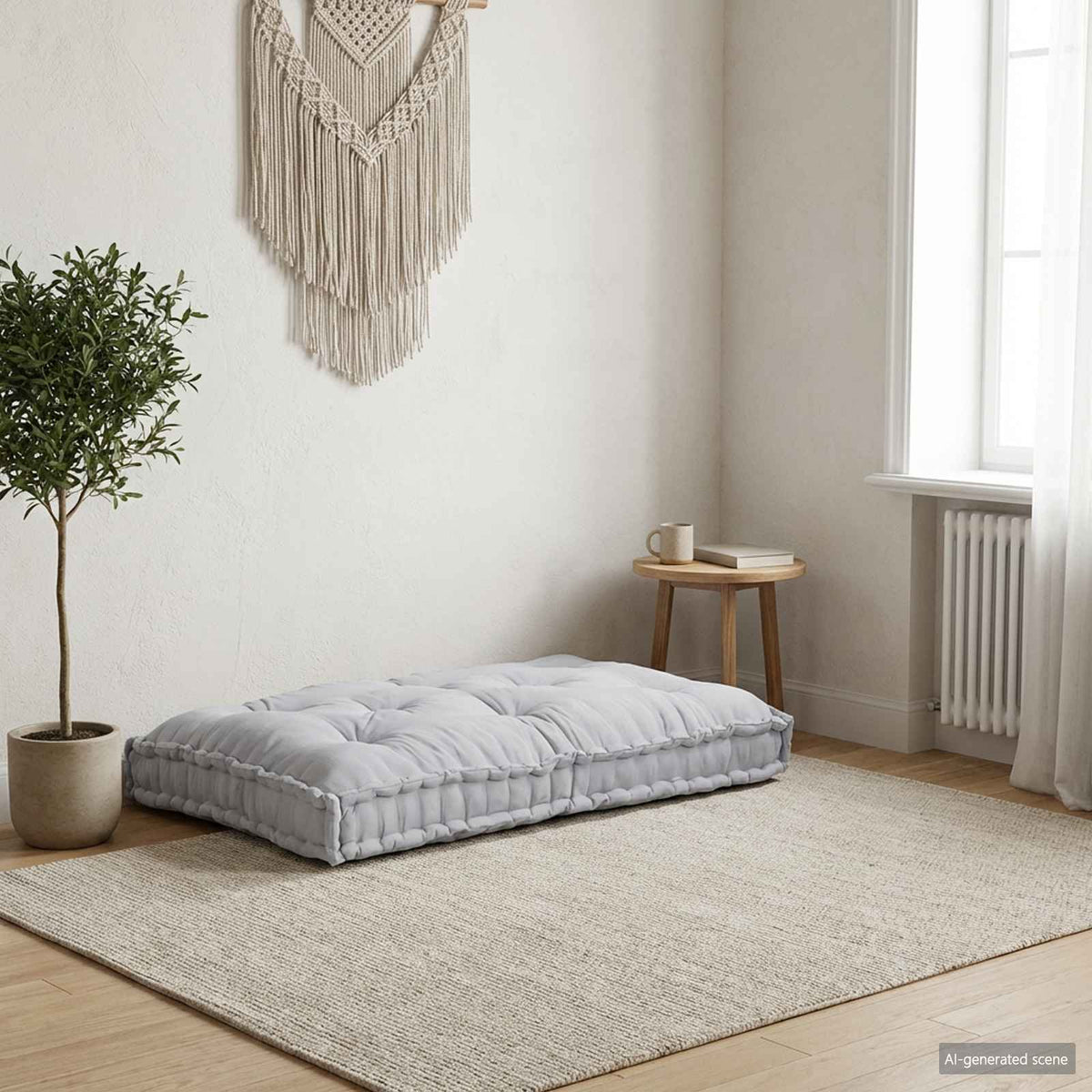 Jastučić za paletni kauč 3 pcs 120 x 80 x 34 cm Tkanina